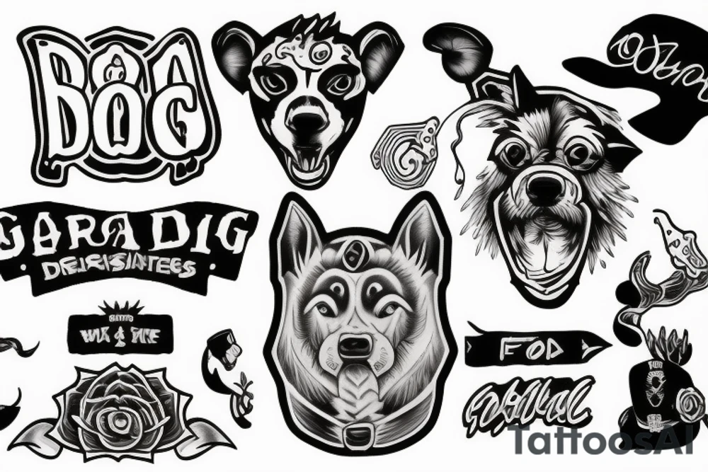 Guard dog tattoo idea
