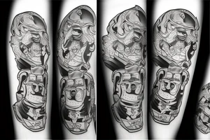 Guard dog tattoo idea