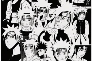 Naruto and sasuke tattoo idea