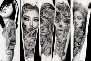 Lew na klacie tattoo idea