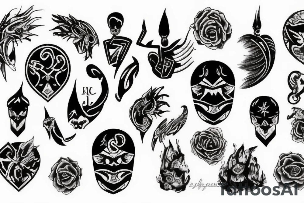 number nine tattoo idea