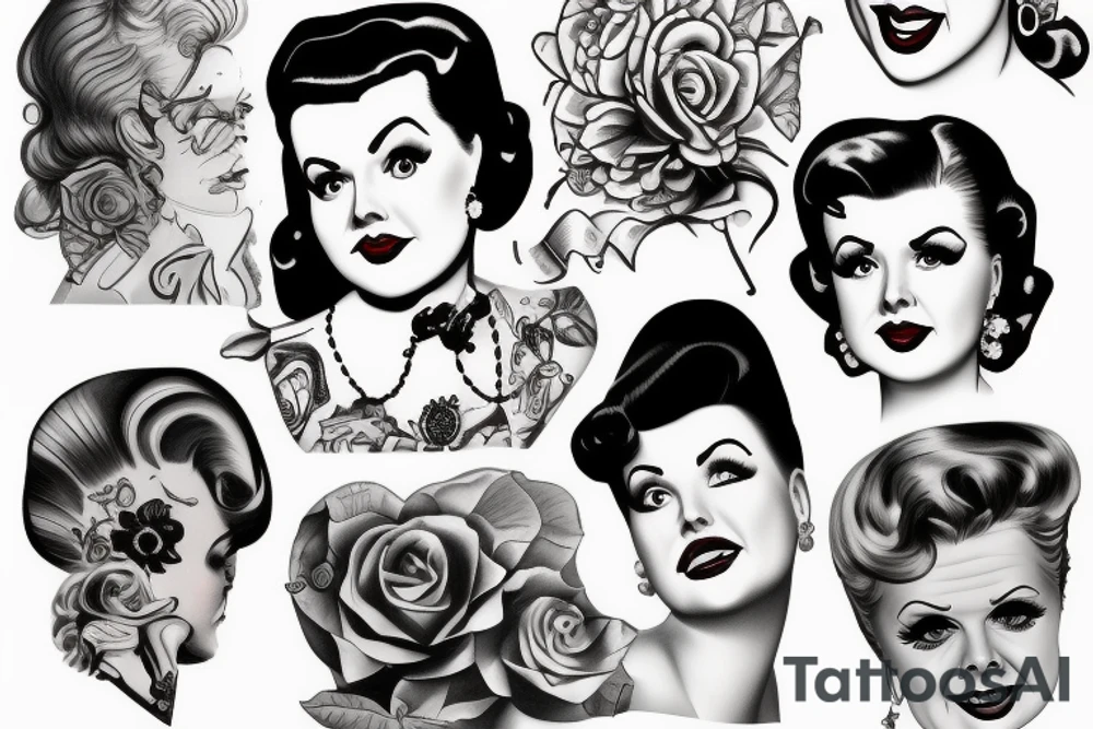 Jessica Fletcher pin up tattoo idea