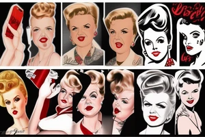 Jessica Fletcher pin up tattoo idea