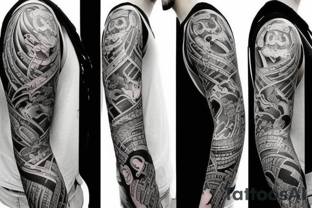I am very interested in a full arm tattoo tattoo idea
