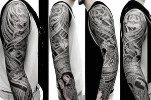 I am very interested in a full arm tattoo tattoo idea