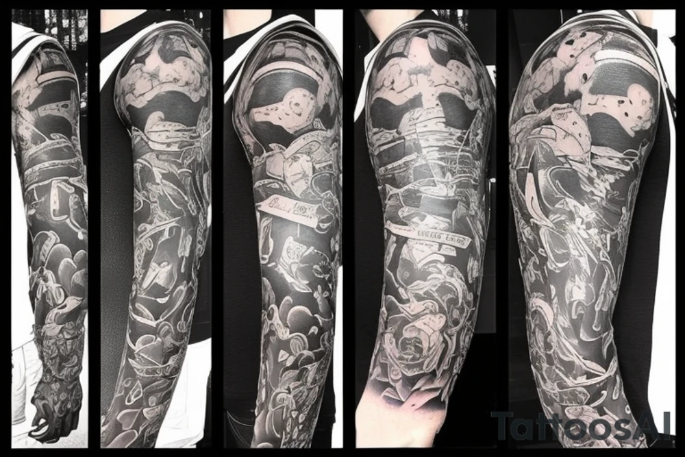 I am very interested in a full arm tattoo tattoo idea