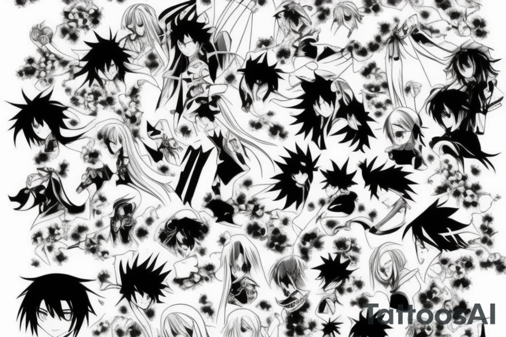 i wish i had an anime tattoo tattoo idea