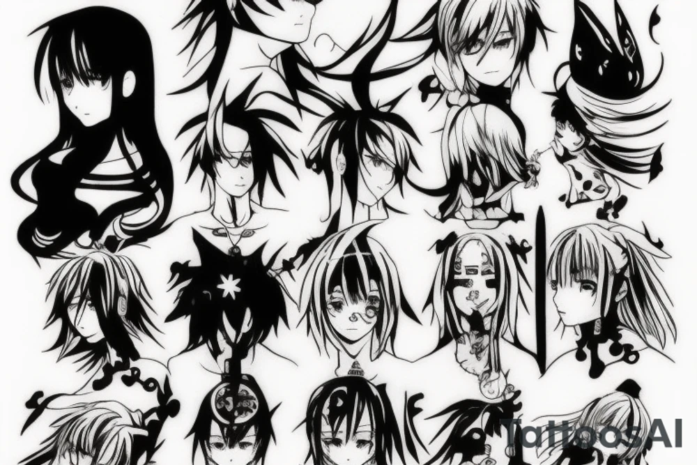 i wish i had an anime tattoo tattoo idea