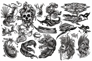 Poseidon tattoo idea