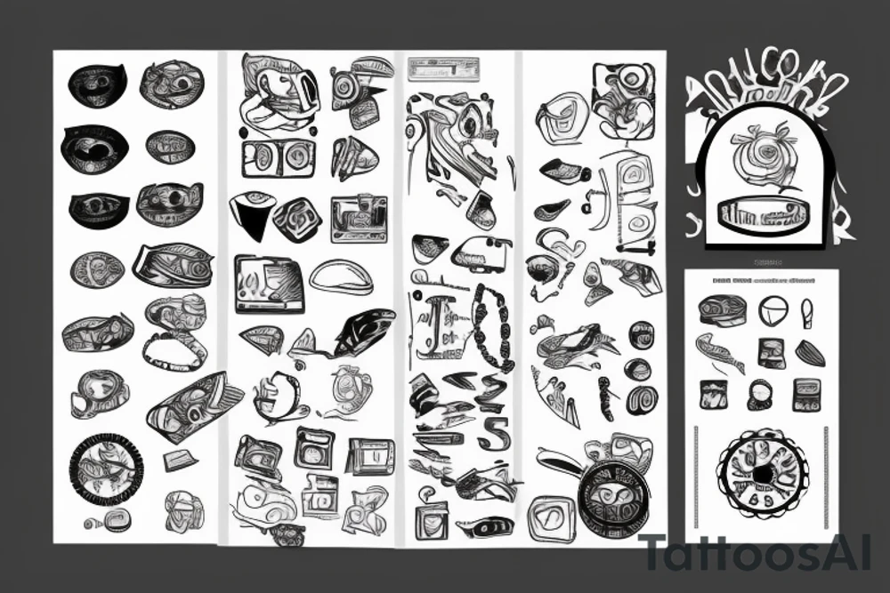 999 number tattoo idea
