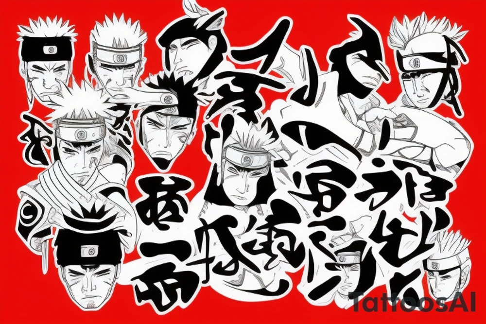 Samurai naruto tattoo idea
