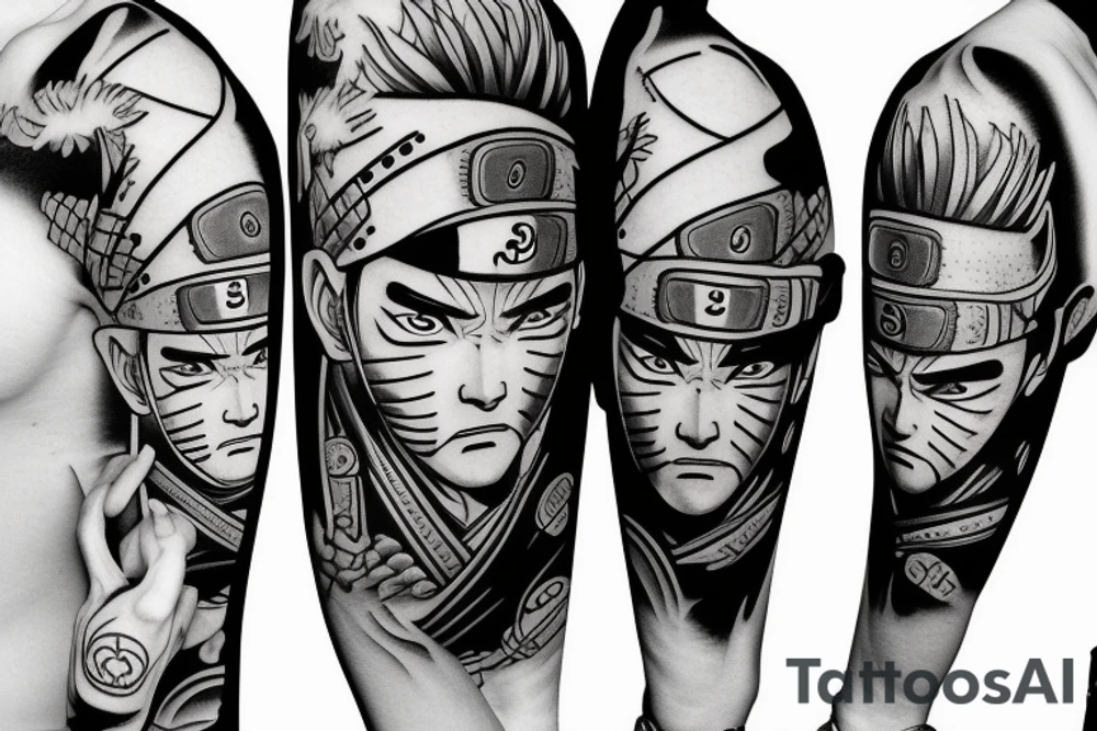 Samurai naruto tattoo idea