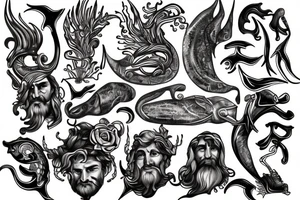Poseidon tattoo idea