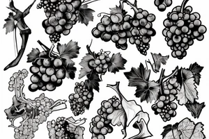 money in the grape tattoo idea