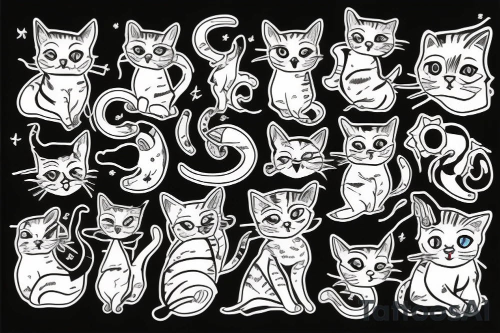 Cat sailor tattoo idea