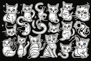 Cat sailor tattoo idea