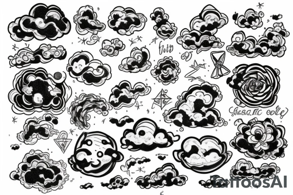 Cloud tattoo idea