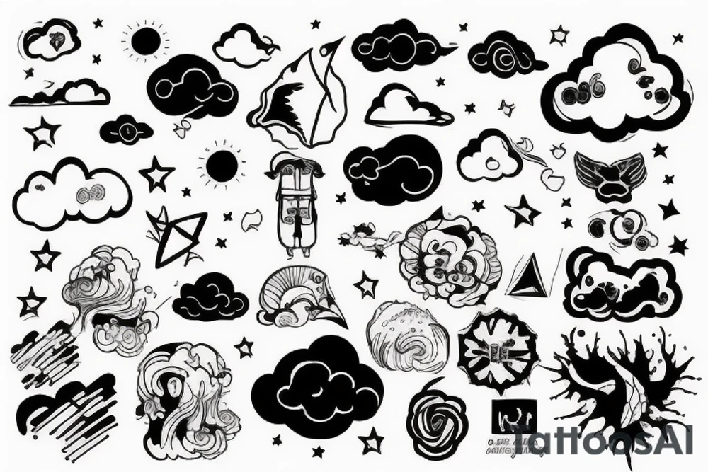 Cloud tattoo idea