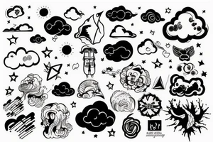 Cloud tattoo idea