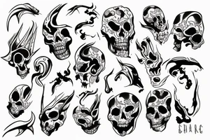 Ghost tattoo idea