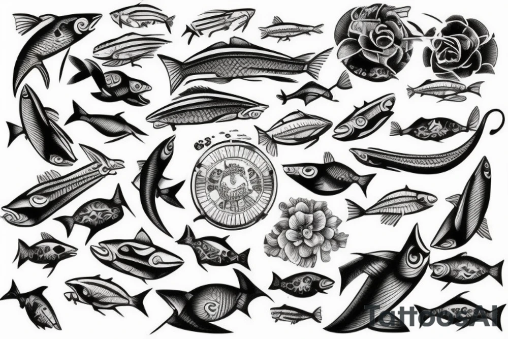 Fisch old school tattoo idea