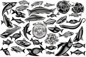 Fisch old school tattoo idea