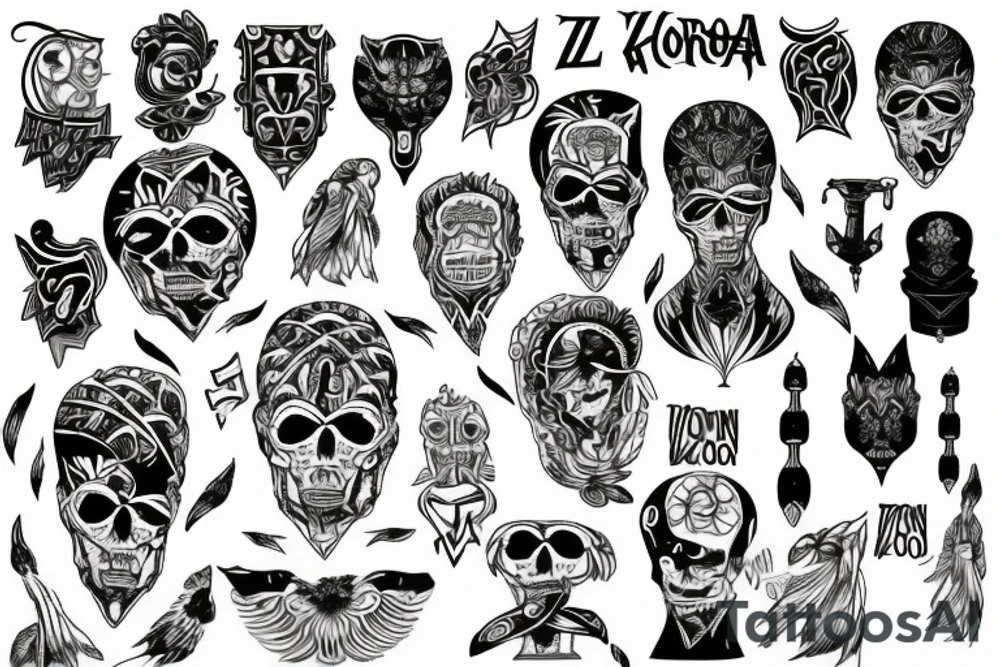Lwa z koroną i pazurami tattoo idea