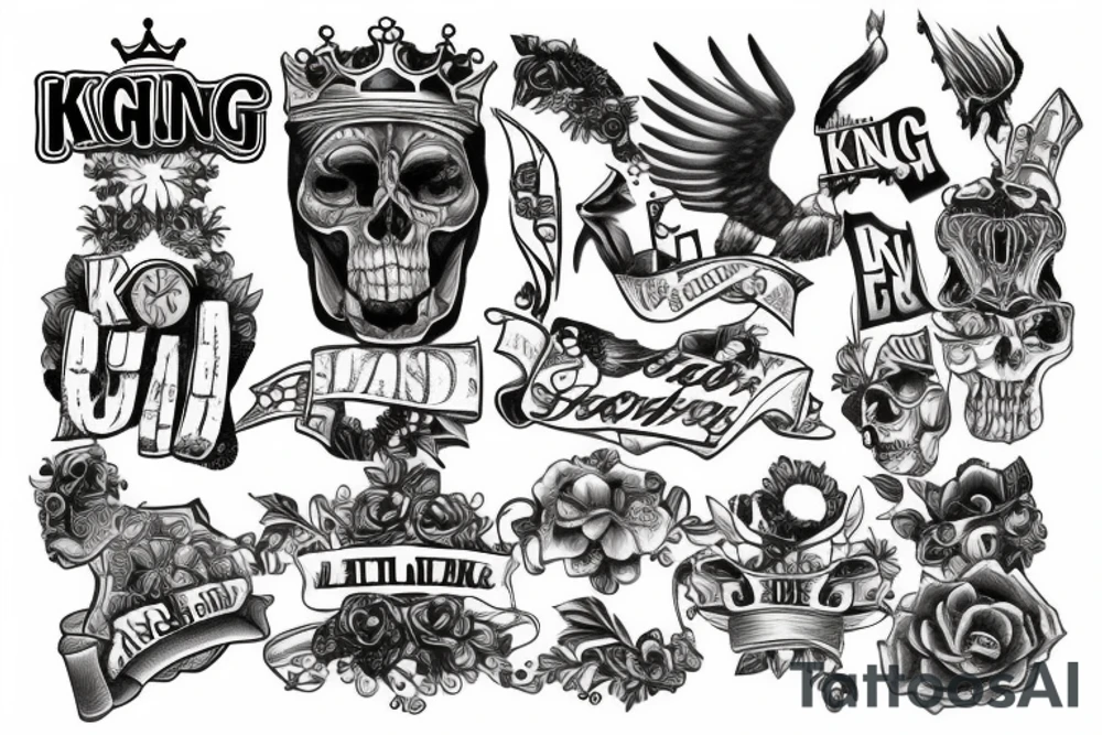 King tattoo idea