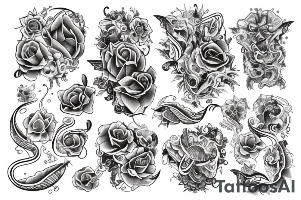 Konwalie tattoo idea