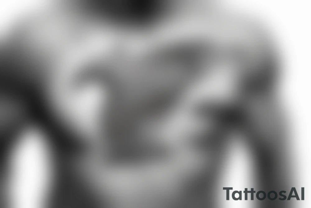 A dolphin with a t shirt a muscle hat and cigarette tattoo idea