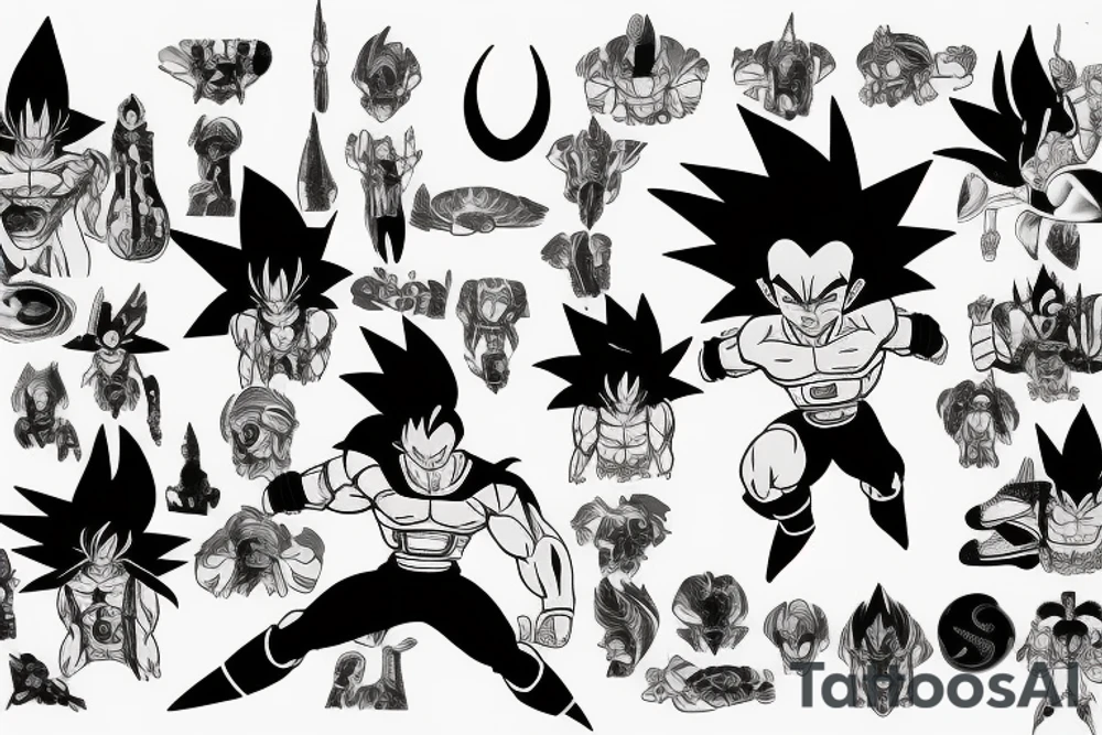 Saiyans pride tattoo idea