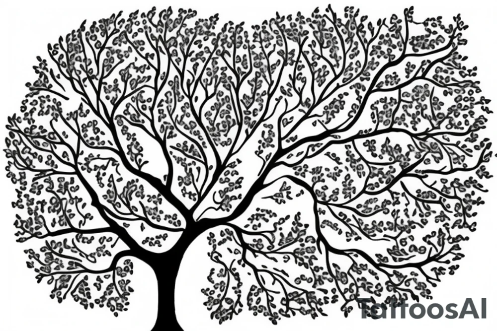 matrix oak tree tattoo idea
