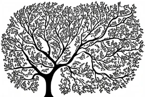 matrix oak tree tattoo idea