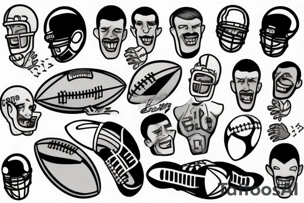 Football tattoo idea