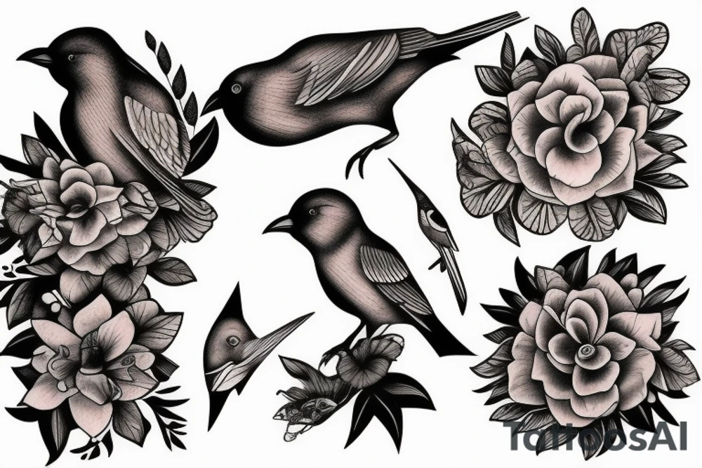 Bird tattoo idea