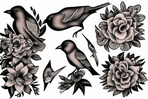 Bird tattoo idea