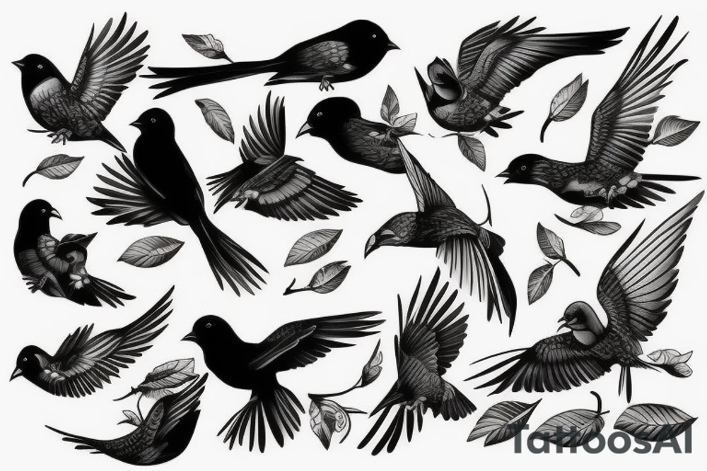 Bird tattoo idea
