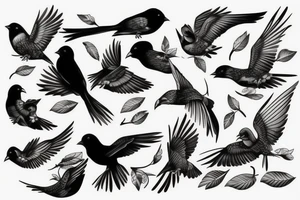 Bird tattoo idea