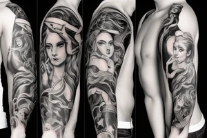 Greek mythology, charismatic person, brave, hard-workind tattoo idea