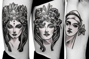 Greek mythology, charismatic person, brave, hard-workind tattoo idea