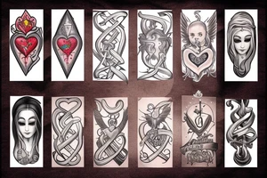 Sacred heart tattoo idea