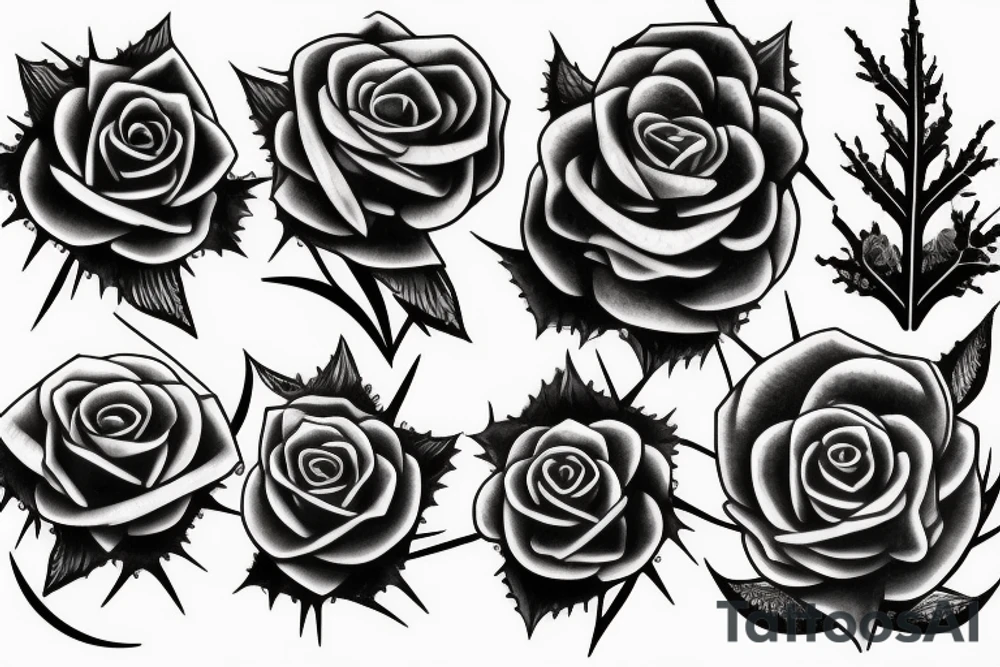 thorns tattoo idea