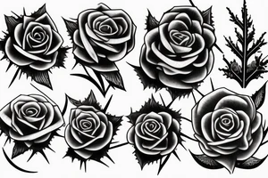 thorns tattoo idea