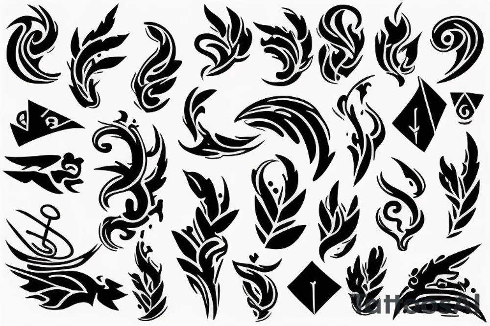 a black armband tattoo idea