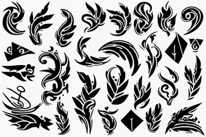 a black armband tattoo idea