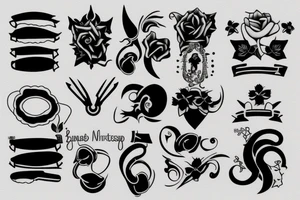 a black armband tattoo idea