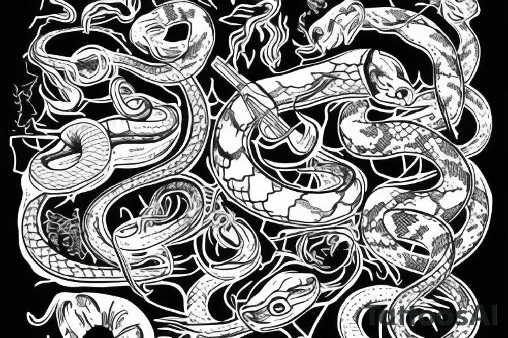 Snake tattoo idea