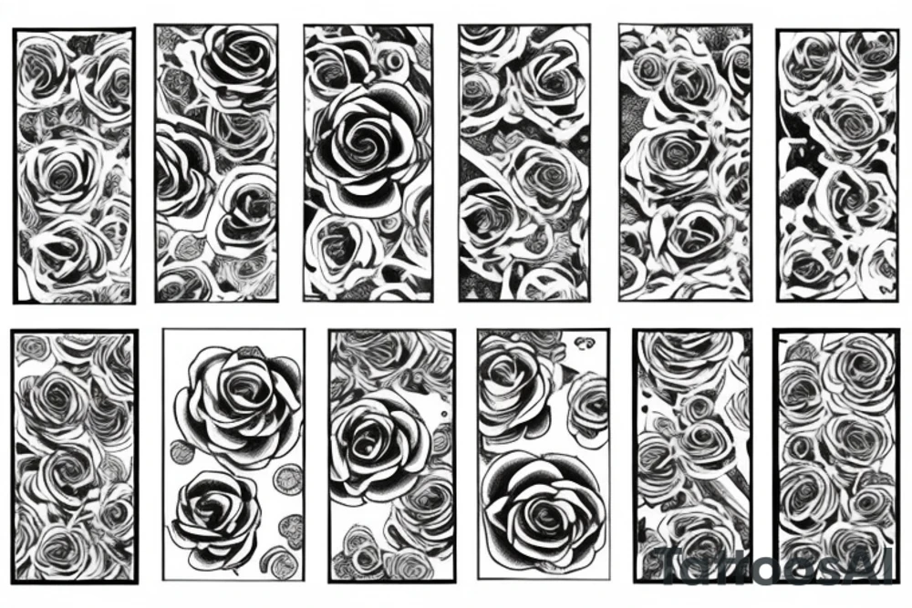 Rose tattoo idea