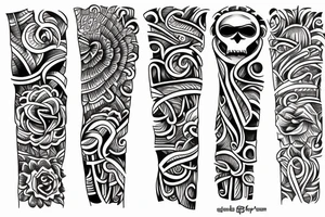 Around wrist tattoo idea
