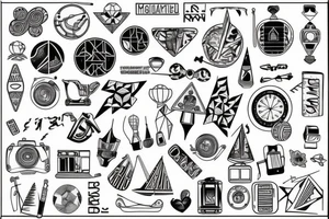 travel tattoo idea